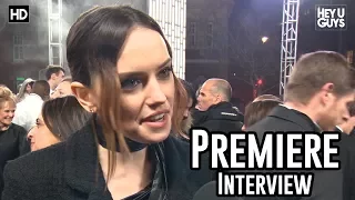 Daisy Ridley | Star Wars The Last Jedi Premiere Interview