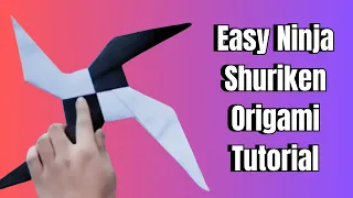 Easy Ninja Shuriken Origami Tutorial : Master the Art of Paper !