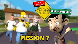 The Simpsons Hit & Run - Hell Inspector's Mod of Stupidity Mission 7