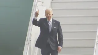 President Biden arrives in Seattle