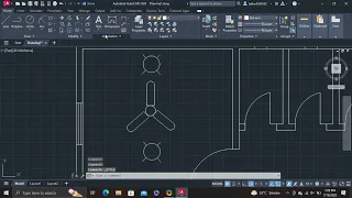 Autocad || Home Electrical Wiring || By Fatima Asad Lakho.