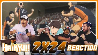 LESS GOO!! HAIKYU 2X24 - "THE ABSOLUTE LIMIT SWITCH" - GROUP REACTION!!!