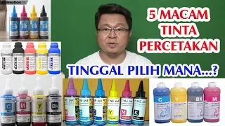 MACAM JENIS TINTA PERCETAKAN - CETAK FOTO DIGITAL