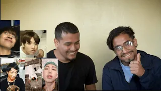 Reaction to BTS- Nepali song TikTok compilation 😂😂