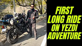 first long ride on yezdi adventure ! what I think about it ???