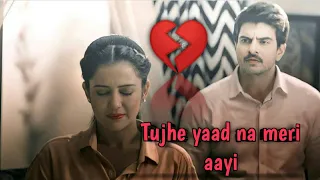 Heartbreaking vm of anuseena on tujhe yaad na meri aayi  haseena malik and Anubhav singh 💔💔