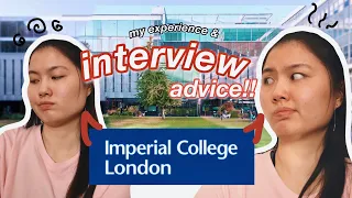 my HORRIBLE Imperial College London interview | what I did wrong + ADVICE!!