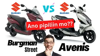 Suzuki Burgman Street vs Suzuki Avenis | Side by Side Comparison | Quick Specs & Price | 2023