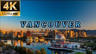 Vancouver, British Columbia Canada 🇨🇦 in 4K ULTRA HD 60FPS by Drone