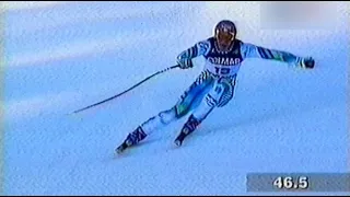 Hermann Maier wins downhill (Bormio 1997)