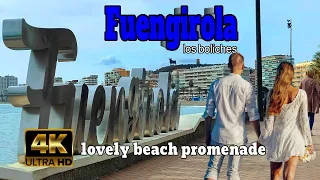 Fuengirola, Spain: Los Boliches, Relaxing Premenade | Costa Del Sol Malaga [4k] [January2024]