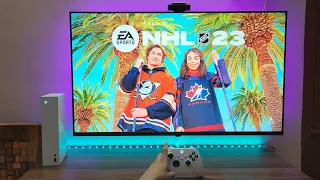 NHL 23 Gameplay Xbox Series S (4K HDR 60FPS)