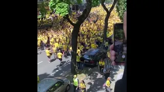 BVB Fanmarsch vor dem Spiel gegen Mainz