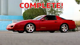 I Built a Tribute to the 92 Firehawk Trans Am That Almost Never Existed: 92 Firebird Part 46 Finale!