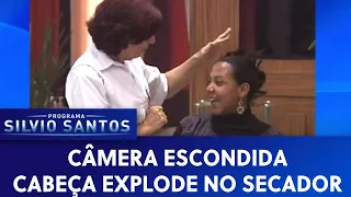 Cabeça explode no secador  | Câmeras Escondidas (13/09/20)