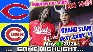 Cincinnati Reds Vs. Chicago Cubs (31/5/2024) FULL Game Highlights | MLB Highlights | 2024 MLB Season