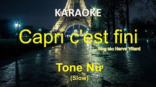 [KARAOKE] Capri c'est fini – Slow (Herve Vilard) – Tone Nữ (Ab) - #coverbytmn