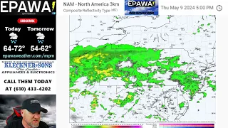 Thursday May 9th, 2024 video forecast