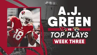 A.J. Green's Top Plays from Week 3 Win vs. Jaguars | Arizona Cardinals