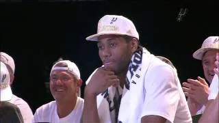 Patty Mills Introduces Kawhi Leonard