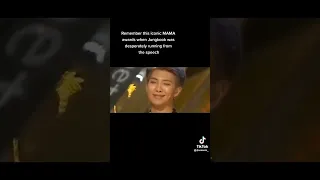 Running from doing the speech on the MAMA.Credits to @jlosssom_ on TikTok#bts#rm#jungkook#army