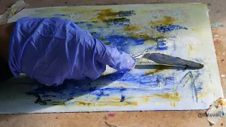 Abstract Painting For Beginners | Intuitive Abstract Art - Learn To Paint Contemporary Art - #art