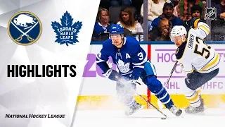 NHL Highlights | Sabres @ Maple Leafs 11/30/19