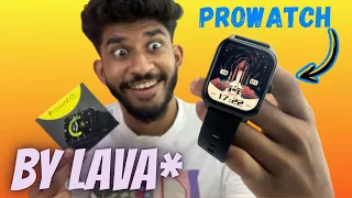Lava SmartWatch Unboxing & First Impressions Prowatch 🤯.