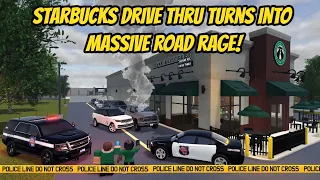 Greenville, Wisc Roblox l Starbucks Drive Thru ROAD RAGE ACCIDENT Roleplay