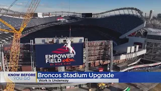 Bucky statue removed from Empower Field at Mile High during renovations