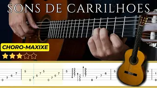 SONS DE CARRILHOES (Choro-Maxixe) 🎸 João Pernambuco || Tutorial para Guitarra Clásica + TABS