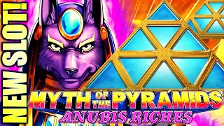 ★NEW SLOT! 30 FREE SPINS!★ MYTH OF THE PYRAMIDS $4.00 BET (ANUBIS RICHES) Slot Machine (Konami)