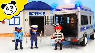 Playmobil Polizei - Mega Überfall auf Gefangenentransporter - Playmobil Film