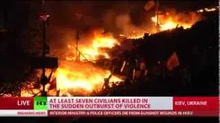 Kiev- The Ukrainian's deadliest battle back into chaos