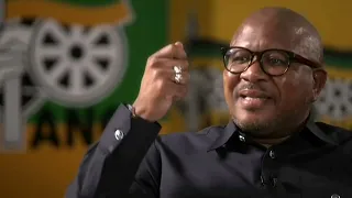 ANC Secretary General Fikile Mbalula in conversation with Stephen Sackur on BBC Hard Talk