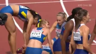 Women's 4x400m Relay Final European Championships Zurich 2014