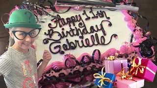 GABRIELLE'S 11th BIRTHDAY | SLEEPOVER PARTY!