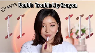 MARS Double Trouble Lip Crayon (Review & Lip Swatches)