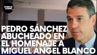 Ermua abuchea a Pedro Sánchez en el homenaje a Miguel Ángel Blanco