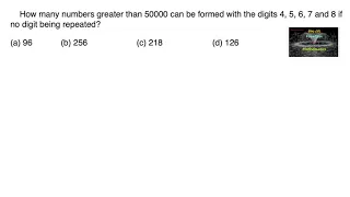 How many numbers greater than 50000 can be formed with the digits 4,5,6,7,8 if no digit being repeat