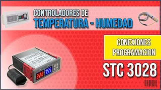 CONEXIÓN y CONFIGURACIÓN termostato STC 3028 🐣