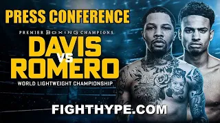GERVONTA DAVIS VS. ROLLY ROMERO HEATED KICKOFF PRESS CONFERENCE & FIRST FACE OFF