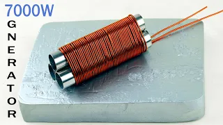 Induction Chula Coil 220V Free Energy Generator Copper Coil Magnet Power Machine Motor Generator