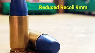 Reduced recoil 9mm ammo