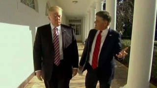 President Trump gives 'Hannity' a tour of the Oval Office