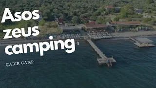 Asos'ta Çadır Kamp-Temiz ve düzenli bir kamp alanı / Zeus Camping Assos