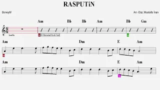 RASPUTİN--(Play Along)--:Alto Sax