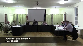 Warrant and Finance - 03-06-2023