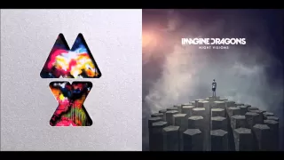 Radioactive Paradise   Coldplay vs  Imagine Dragons Mashup