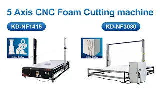 KD-NF Series Black 5 Axis CNC Foam Cutting Machine